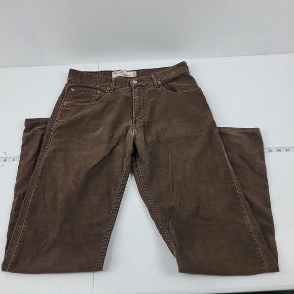 Levi's Other - Levi's 559 relaxed straight jeans pants corduroy 33x34 mens brown 2285